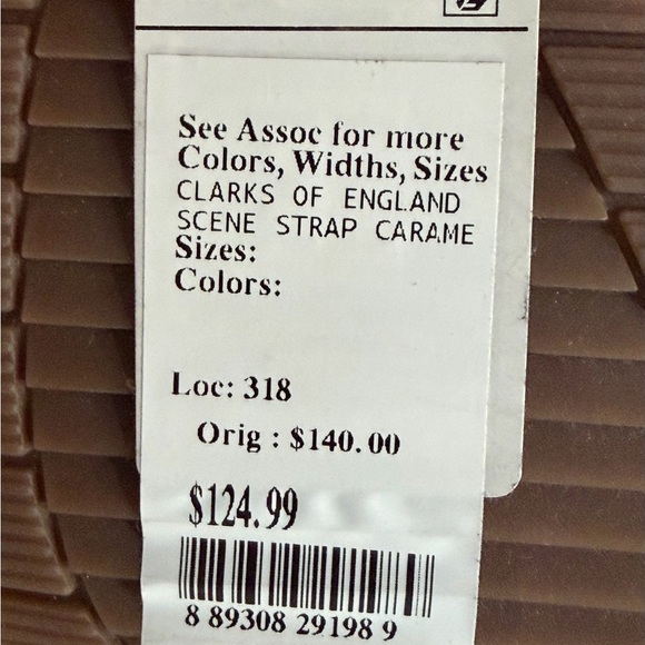 Clarks Scene Strap Caramel Leather Ankle Boots 6.5 M NEW - Picture 4 of 5